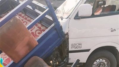 4 أشخاص.. ننشر أسماء مصابي تصادم ميكروباص وتروسيكل بطريق المطار ببورسعيد