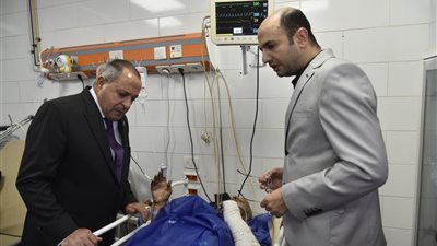 الرعاية الصحية تتعامل مع 12 مصابًا في حادثين ببورسعيد.. والمحافظ يشيد بالجاهزية