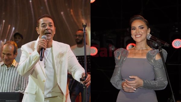 مي فاروق ومدحت صالح