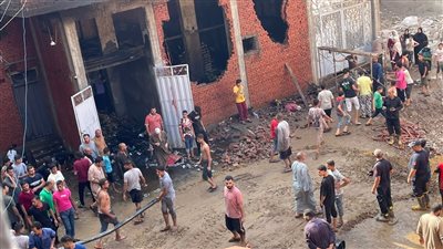 السيطرة على حريق مخزن مواد غذائية بالقناطر الخيرية دون خسائر بشرية