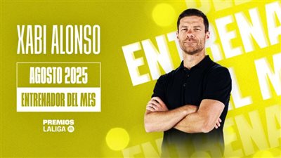 تشابي ألونسو مدرب الشهر في الدوري الإسباني