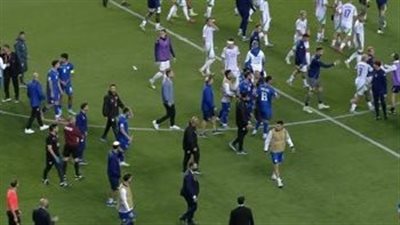 اشتباكات بين لاعبي إيطاليا وإسرائيل بعد مباراة المنتخبين في تصفيات كأس العالم 2026 | صور