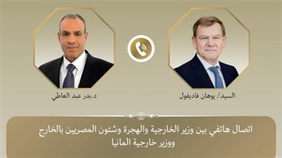 وزير الخارجية يناقش مع نظيره الألماني وقف العدوان على غزة واستئناف مفاوضات إيران النووية