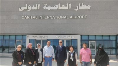 مدير الرقابة على المنافذ يتفقد الوحدة الأثرية بمطار العاصمة الدولي| صور
