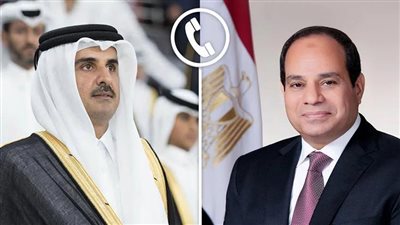 الرئيس السيسي يجري اتصالًا مع أمير قطر.. وتميم يطلعه على آخر مستجدات الأوضاع بعد الهجوم الإسرائيلي السافر