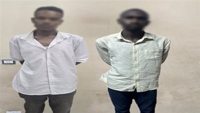 القبض على أجنبيين حطما زجاج سيارة وسرقا محتوياتها في الجيزة