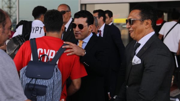 وصول بعثة منتخب مصر