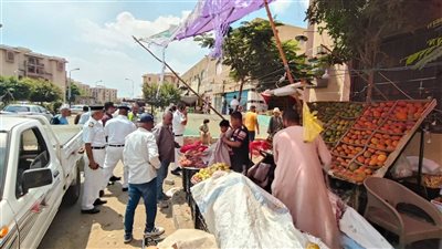 جهاز العبور يواصل حملاته المكثفة لإزالة العشوائيات والحفاظ على المظهر الحضاري