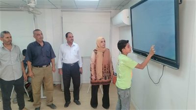 مدير تعليم قها تشيد بتجربة المجموعات المجانية بمدرسة أجهور للتعليم الأساسي