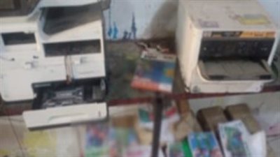 التحقيق مع مدير مكتبة غير مرخصة  لحيازته كتبًا وملازم دراسية مقلدة بالجيزة