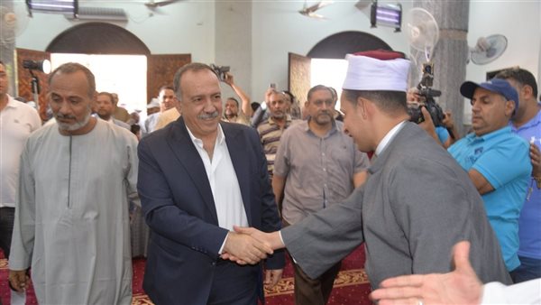 جانب من افتتاح المسجد