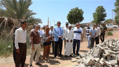 بتكلفة 350 مليون جنيه.. محافظ أسوان يتفقد مشروع الصرف الصحي بغرب سهيل 