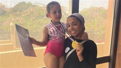 زينب أحمد صبحي تحصد ذهبية كأس مصر للجمباز الفني تحت 6 سنوات | صور