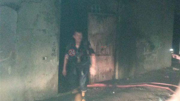 جانب من الحريق