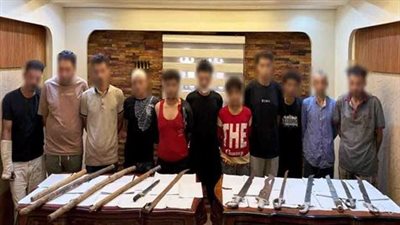القبض على 11 متهما في مشاجرة بالأسلحة البيضاء بسبب خلافات مالية بالغربية 