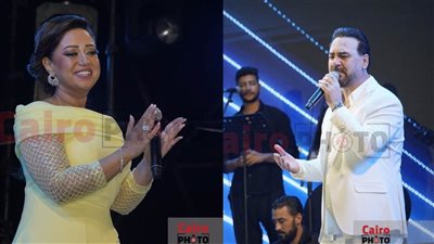 وائل جسار وريهام عبد الحكيم يتألقان في حفلهما بمهرجان مراسي «ليالي مراسي»