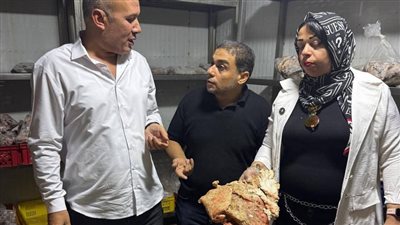 تعفُّن شديد.. ضبط 1.5 طن لحومًا فاسدة داخل مخزن مطعم شهير في الغربية