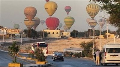 سوء الأحوال الجوية يوقف رحلات البالون الطائر بالأقصر صباح اليوم الثلاثاء