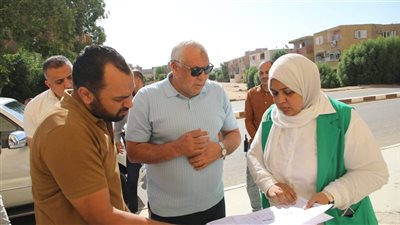 محافظ الوادي الجديد يتابع أعمال رفع كفاءة مبنى 