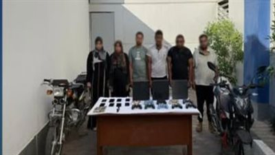 بينهم سيدتان.. ضبط تشكيل عصابي لسرقته المتاجر بأسلوب المغافلة في الشرقية