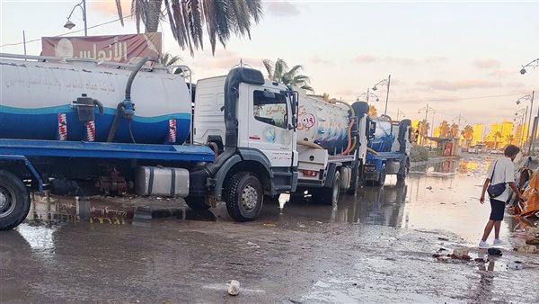 الدفع بسيارات شفط