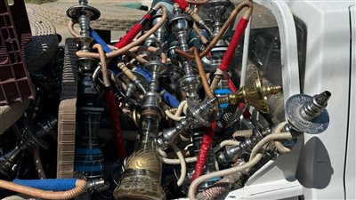 خلال اليوم الأول.. التحفظ على 100 شيشة في حملة على أكشاك المشروبات بالوادي الجديد