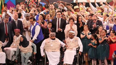 رئيسة القومي للطفولة تشهد انطلاق الملتقى الدولي التاسع لفنون ذوي القدرات الخاصة أولادنا