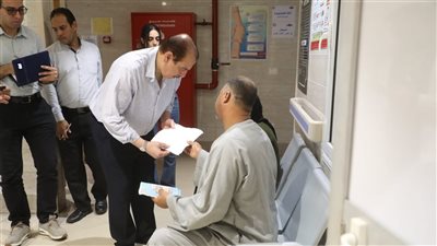 نائب وزير الصحة يوصي بتطوير ورفع كفاءة سكن الأطباء بمستشفى كفر الشيخ العام