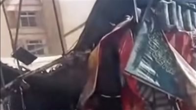 الحماية المدنية تسيطر على حريق بكشك مواد غذائية في السويس