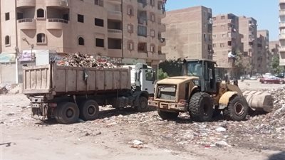  محافظة الجيزة: رفع 940 طن مخلفات هدم وبناء من منطقة الكونيسة بالعمرانية