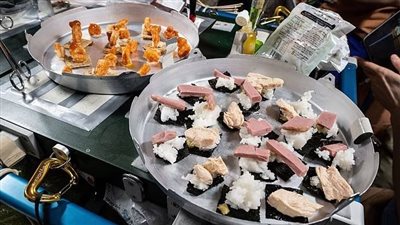 ناسا تكشف عن شكل السوشي الفضائي الذي حضّره رواد الفضاء 