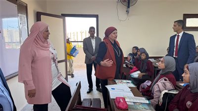 مدارس السويس تستقبل الطلاب في أول أيام العام الدراسي الجديد