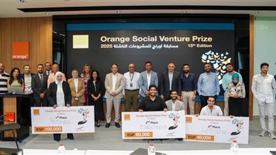 أورنچ مصر تُعلن عن الفائزين في مسابقتها المحلية للمشروعات الناشئة Orange Social Venture Prize