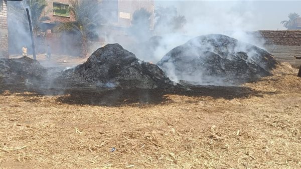 حريق عصارة قصب 