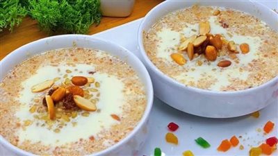 زي المحلات| طريقة عمل البليلة.. وصفة سريعة وأخرى بالكنافة للشيف فاطمة أبو حاتي