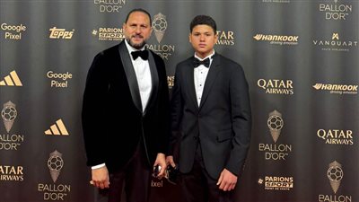 عماد زيادة يحضر حفل الكرة الذهبية ويعلق: نفسي صلاح هو اللي يكسبها