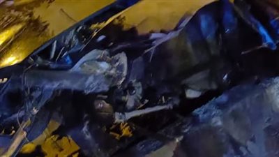 مصرع 3 أشخاص وإصابة آخر في حادث تصادم ثلاث سيارات بالطريق الزراعي بالبحيرة