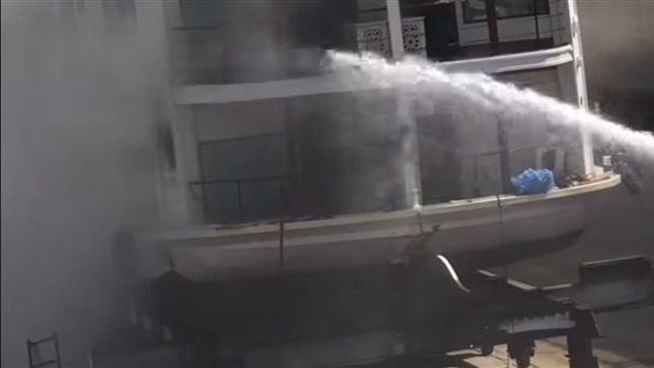 حريق ذهبية نيلية