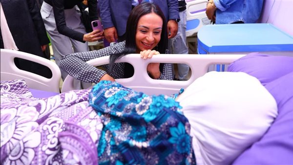 وزيرة التضامن خلال