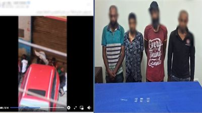 القبض على 4 أشخاص بتهمة تعاطي المخدرات في الشارع بالجيزة 