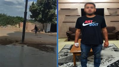 يعاني من أمراض نفسية.. القبض على المتهم بإلقاء زجاجات بنزين بطريق في الغربية 