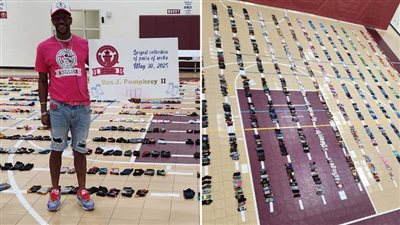 أمريكي يدخل موسوعة جينيس بأكبر مجموعة جوارب في العالم.. ما القصة؟ 