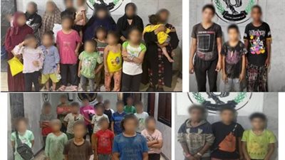 بينهم 12 مسجلًا.. القبض على 17 متهمًا لاستغلاهم 33 حدثًا في بيع السلع بشكل إلحاحي وأعمال التسول