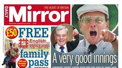 مانشيت ديلي ميرور البريطانية: ترامب غير سوي نفسيًا 