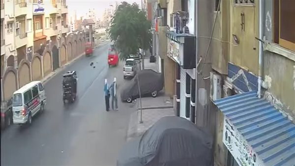 صورة من لحظة الاصطدام