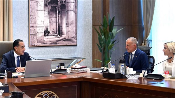 مدبولي ورئيس إيني