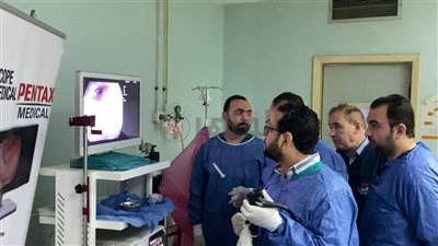 نجاح أول عملية منظار فراغ ثالث لمريض بمعهد الكبد القومي بجامعة المنوفية