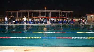 وزير الشباب والرياضة ومحافظ الجيزة يفتتحان مجمع حمامات السباحة بمركز التنمية الشبابية بالشيخ زايد