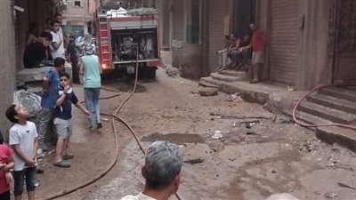 مصرع صغير وإصابة 3 أشخاص في حريق داخل عقار بشبرا الخيمة