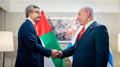 أول لقاء مع مسؤول عربي منذ هجوم الدوحة.. نتنياهو يلتقي وزير الخارجية الإماراتي